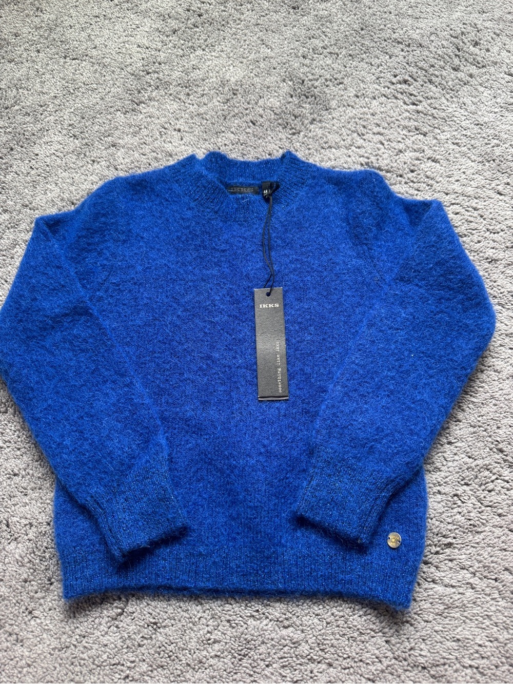 Ikks Royal Blue Pullover Sweater